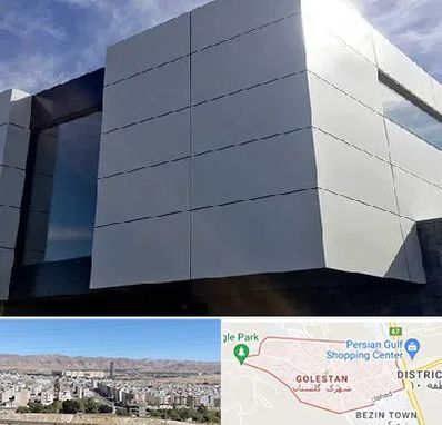 کامپوزیت نما ساختمان در شهرک گلستان شیراز 