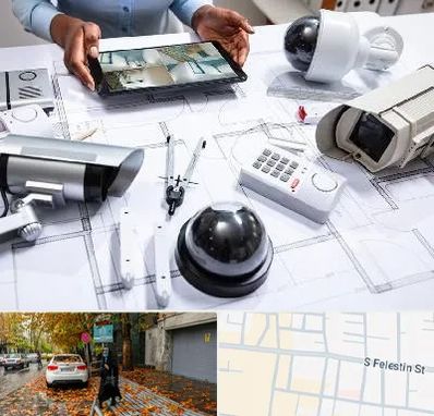 فروش سیستم های امنیتی و حفاظتی در خیابان فلسطین