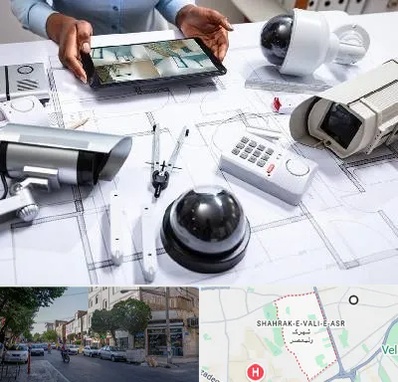 فروش سیستم های امنیتی و حفاظتی در شهرک ولیعصر