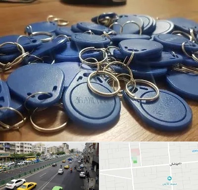 تگ درب و آسانسور در خیابان دامپزشکی