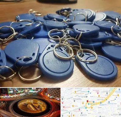 تگ درب و آسانسور در میدان ولیعصر 