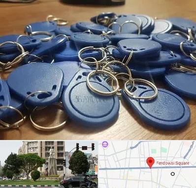 تگ درب و آسانسور در میدان فردوسی تهران
