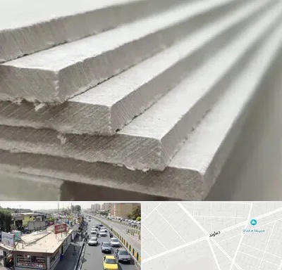 فایبر سمنت برد در خیابان دماوند