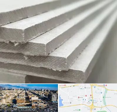 فایبر سمنت برد در شهرک راه آهن 