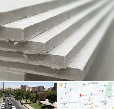 فایبر سمنت برد در شهرک آزمایش 