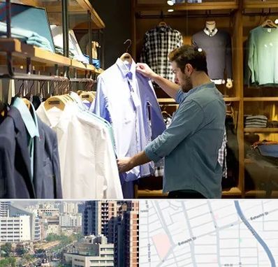 فروشگاه لباس مردانه در خیابان بهشتی