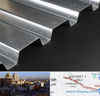 ورق ایرانیت سیمانی در فرمانیه 