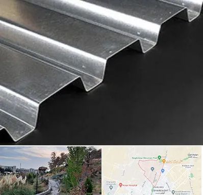 ورق ایرانیت سیمانی در باغستان کرج 