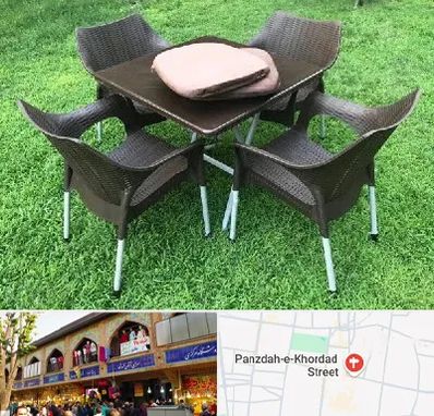 فروش میز و صندلی پلاستیکی در 15 خرداد
