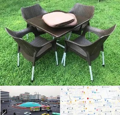 فروش میز و صندلی پلاستیکی در میدان انقلاب 