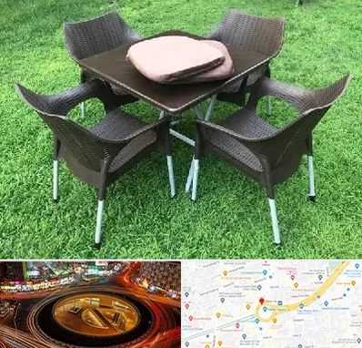 فروش میز و صندلی پلاستیکی در میدان ولیعصر 