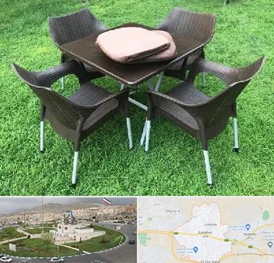 فروش میز و صندلی پلاستیکی در بومهن