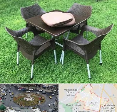 فروش میز و صندلی پلاستیکی در فردیس کرج 