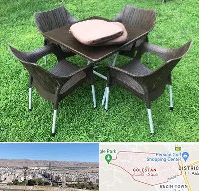 فروش میز و صندلی پلاستیکی در شهرک گلستان شیراز 