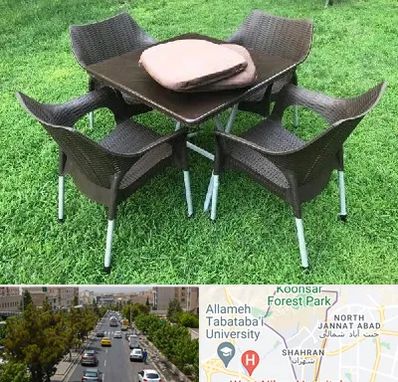 فروش میز و صندلی پلاستیکی در شهران 