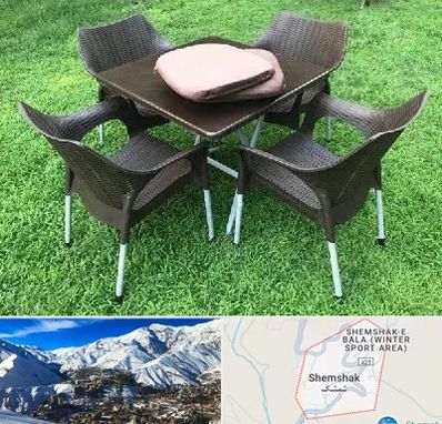 فروش میز و صندلی پلاستیکی در شمشک