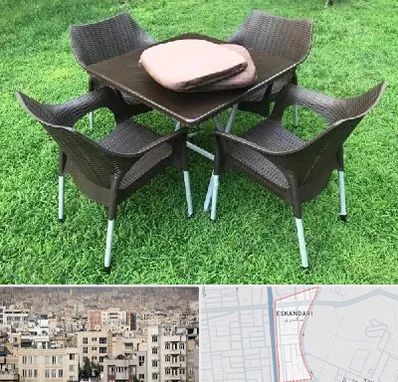 فروش میز و صندلی پلاستیکی در اسکندری