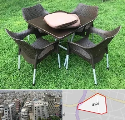 فروش میز و صندلی پلاستیکی در آذری
