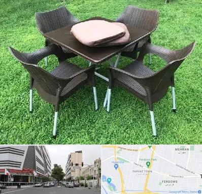 فروش میز و صندلی پلاستیکی در بلوار فردوس 
