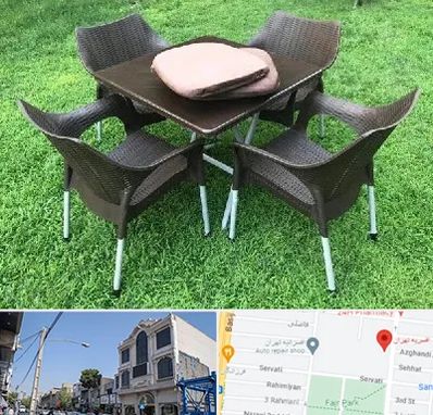 فروش میز و صندلی پلاستیکی در افسریه 