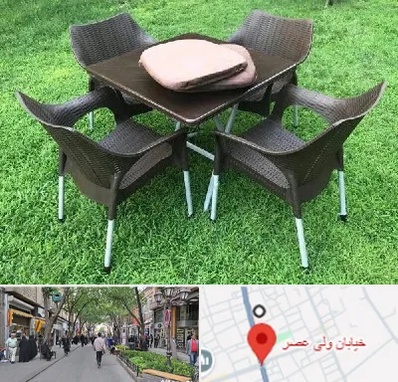 فروش میز و صندلی پلاستیکی در ولیعصر شهریار