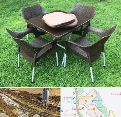 فروش میز و صندلی پلاستیکی در خیابان نیایش شیراز 