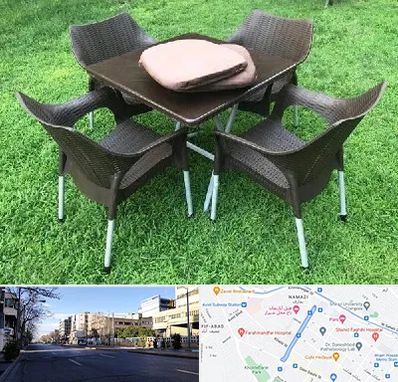 فروش میز و صندلی پلاستیکی در خیابان ملاصدرا شیراز 