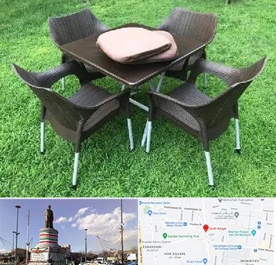 فروش میز و صندلی پلاستیکی در کارگر جنوبی 