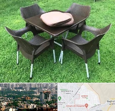فروش میز و صندلی پلاستیکی در عظیمیه کرج 