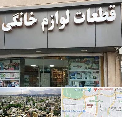 قطعات لوازم خانگی در گیشا 