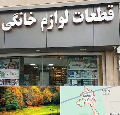 قطعات لوازم خانگی در کردکوی