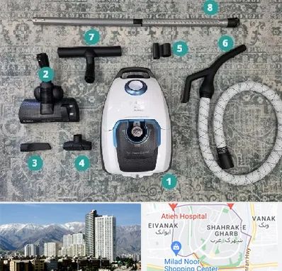 قطعات جاروبرقی در شهرک غرب 