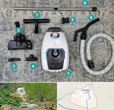 قطعات جاروبرقی در کردان