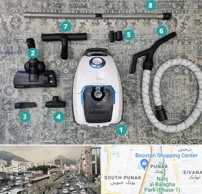 قطعات جاروبرقی در پونک 