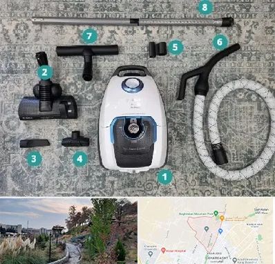 قطعات جاروبرقی در باغستان کرج 