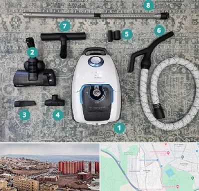 قطعات جاروبرقی در سهند تبریز 