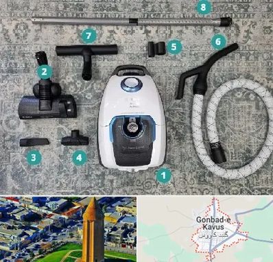 قطعات جاروبرقی در گنبد کاووس
