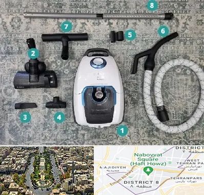 قطعات جاروبرقی در نارمک 