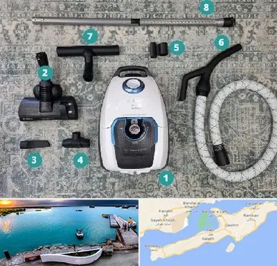 قطعات جاروبرقی در قشم