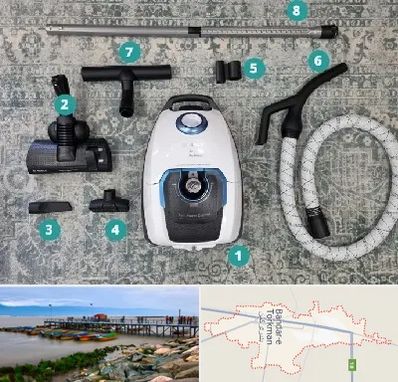 قطعات جاروبرقی در بندر ترکمن