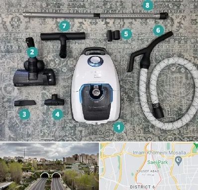 قطعات جاروبرقی در یوسف آباد 