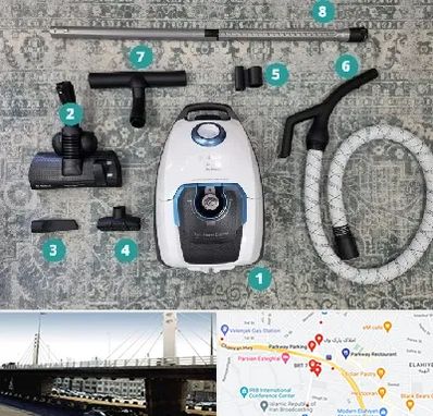 قطعات جاروبرقی در پارک وی 