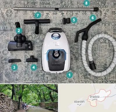 قطعات جاروبرقی در شاندیز مشهد 