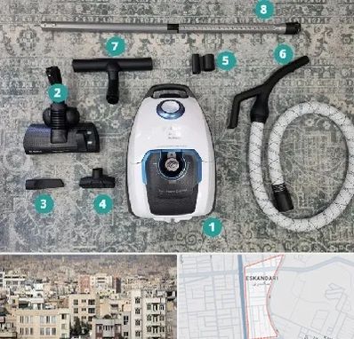 قطعات جاروبرقی در اسکندری