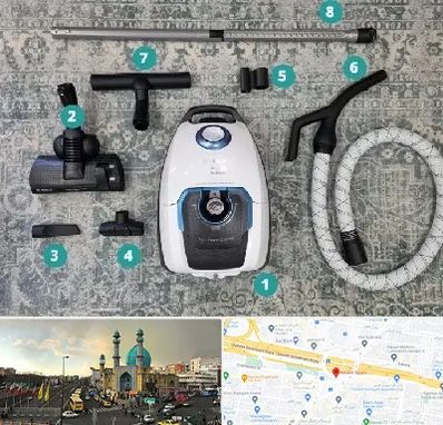 قطعات جاروبرقی در رسالت 