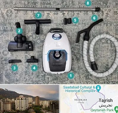 قطعات جاروبرقی در زعفرانیه 