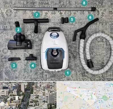 قطعات جاروبرقی در منطقه 18 تهران 