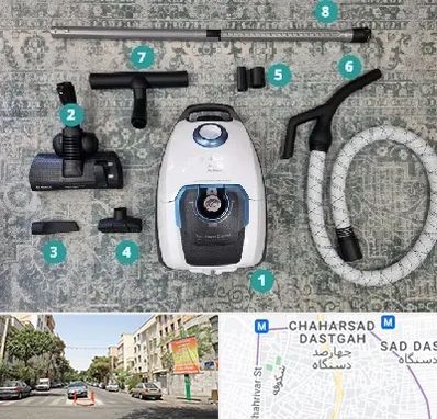 قطعات جاروبرقی در چهارصد دستگاه 