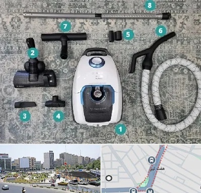 قطعات جاروبرقی در هفت تیر