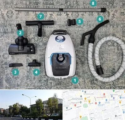 قطعات جاروبرقی در میدان کاج 